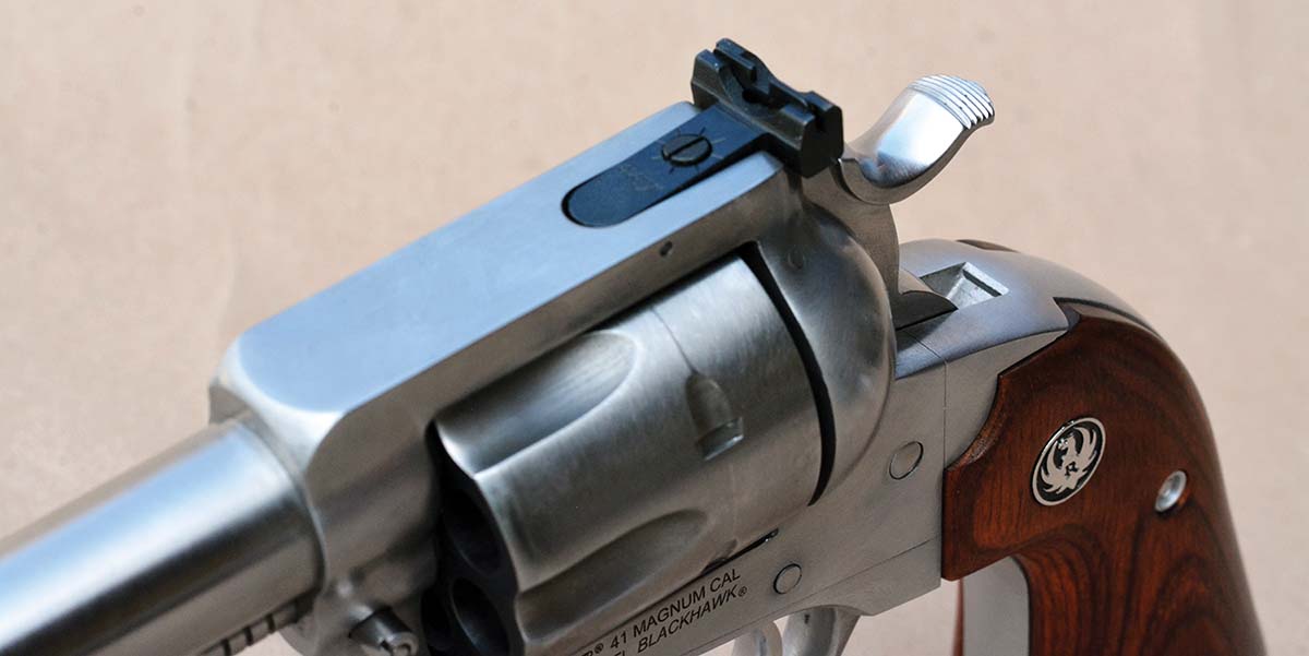 The Micro rear sight is fully adjustable for windage and elevation.